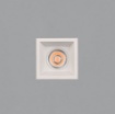 Immagine di Faretto Quadrato Bianco 85mm Incasso Move Led 12w 2700k 3000k ACB