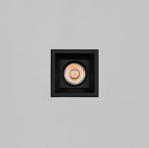 Immagine di Faretto Quadrato Nero Incasso per Controsoffitti Led 2700k o 3000k Move L8x8 cm ACB