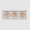 Immagine di Struttura Da Incasso Bianca Tre Faretti Orientabili Led 36w CCT Move ACB