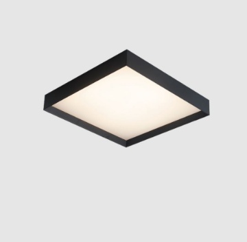 Immagine di Plafoniera Squadrata Nera Munich 40x40 Led 22w CCT ACB
