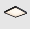 Immagine di Plafoniera Quadrata Nera Led 68w CCT Munich 60x60 cm ACB