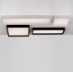 Immagine di Plafoniera Quadrata Nera Led 68w CCT Munich 60x60 cm ACB
