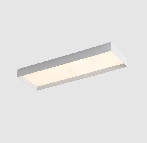 Immagine di Plafoniera Rettangolare 90x30 cm Led CCT 39w Munich Bianca ACB