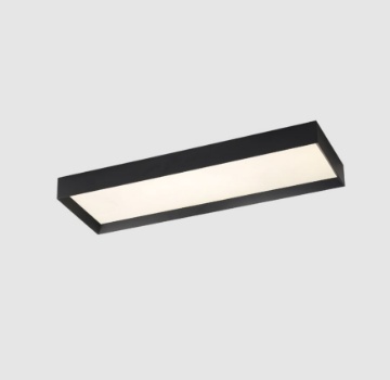 Immagine di Plafoniea Led Rettangolare Nera 90x30 CCT Temperatura Selezionabile Munich ACB
