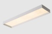 Immagine di Plafoniera Rettangolo Led 55w Luce Calda o Naturale Munich L120 cm Bianco ACB