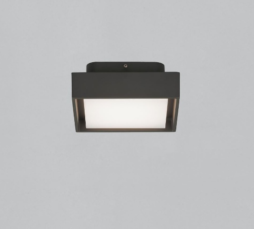Immagine di Plafoniera Led Quadrata Per Esterni IP65 Nexus Antracite Luce Calda ACB