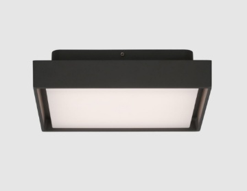 Immagine di Plafoniera Quadrata Esterno IP65 Nexus Antracite Led 14w CCT ACB