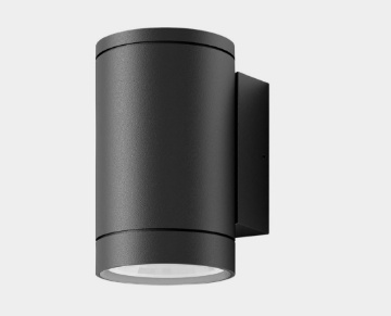 Immagine di Applique Esterno Cilindro Antracite Mono Emissione E27 IP65 Nori ACB
