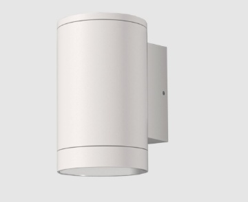 Immagine di Applique Bianca per Esterno Nori Cilindro Mono Emissione E27 IP65 ACB 