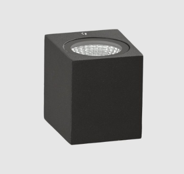 Immagine di Applique Cubotto Led 6w Okra Antracite H8 cm IP54 ACB