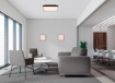 Immagine di Plafoniera Quadrata Oporto Bianca 40 cm Led 40w CCT ACB