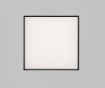 Immagine di Plafoniera Nera Quadrata Led CCT 2700K/3000K Oporto 40x40 cm ACB