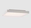 Immagine di Plafoniera Quadrata Bianca Biemissione Led 74w CCT Oporto 60cm ACB