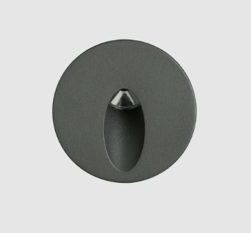 Immagine di Segnapassi Incasso Led 3000k Antracite Foro Ovale Orion IP65 ACB