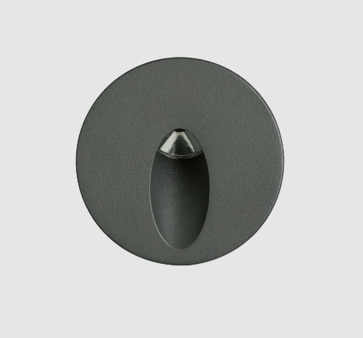 Immagine di Segnapassi Incasso Led 3000k Antracite Foro Ovale Orion IP65 ACB