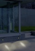 Immagine di Segnapasso Bianco Rotondo per Incasso Orion Foro Ovale Led IP65 ACB 