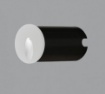 Immagine di Segnapasso Tondo Bianco Da Incasso Orion Foro Ovale Led 3000k IP65 ACB