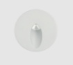 Immagine di Segnapasso Tondo Bianco Da Incasso Orion Foro Ovale Led 3000k IP65 ACB