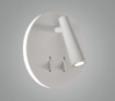 Immagine di Applique Luce Orientabile Per Comodino Panau Bianco Led 3000k ACB