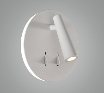 Immagine di Applique Luce Orientabile Per Comodino Panau Bianco Led 3000k ACB