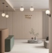 Immagine di Applique Bagno Nera Con Sfera Bianca Vetro Parma IP44 ACB