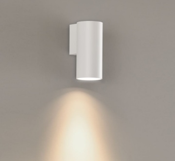 Immagine di Applique Cilindro Bianco Pipe Mono Emissione Led 12w 3000k CRI90 ACB