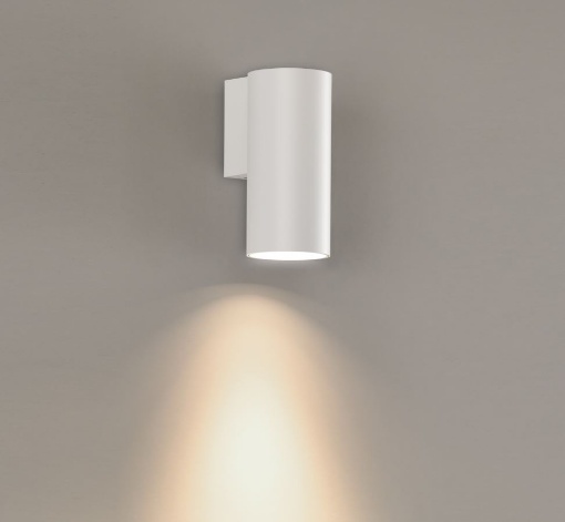 Immagine di Applique Cilindro Bianco Pipe Mono Emissione Led 12w 3000k CRI90 ACB