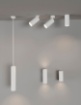Immagine di Lampada da Parete Cilindro Bianco Pipe Doppia Emissione Led ACB