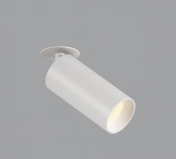 Immagine di Faretto Pipe Cilindro Bianco Da Incasso Orientabile Led 12w 3000k ACB