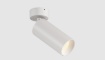 Immagine di Faretto Pipe Cilindro Bianco Da Parete Led 12w 3000k Orientabile ACB