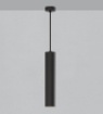Immagine di Sospensione Cilindro Nero Led 3000k CRI90 Ottica 36 Pipe ACB
