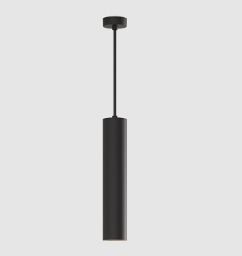 Immagine di Sospensione Cilindro Nero Led 3000k CRI90 Ottica 36 Pipe ACB