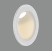 Immagine di Segnapassi Esterno Da Incasso Regal Bianco Rotondo IP54 Led 3w 3000k ACB