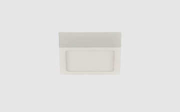 Immagine di Piccola Lampada Bianca da Soffitto Roku Quadrata Led 6w 9x9 cm ACB