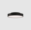 Immagine di Plafone Rotondo Roma Nero Led Luce Diretta e Indiretta Funzione CCT Ø40 cm ACB 