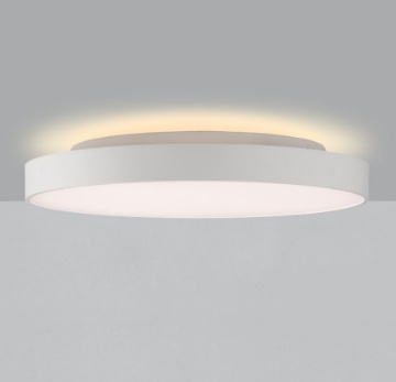 Immagine di Plafoniera Roma Bianca 60 cm Biemissione Led CCT 2700k 3000k ACB