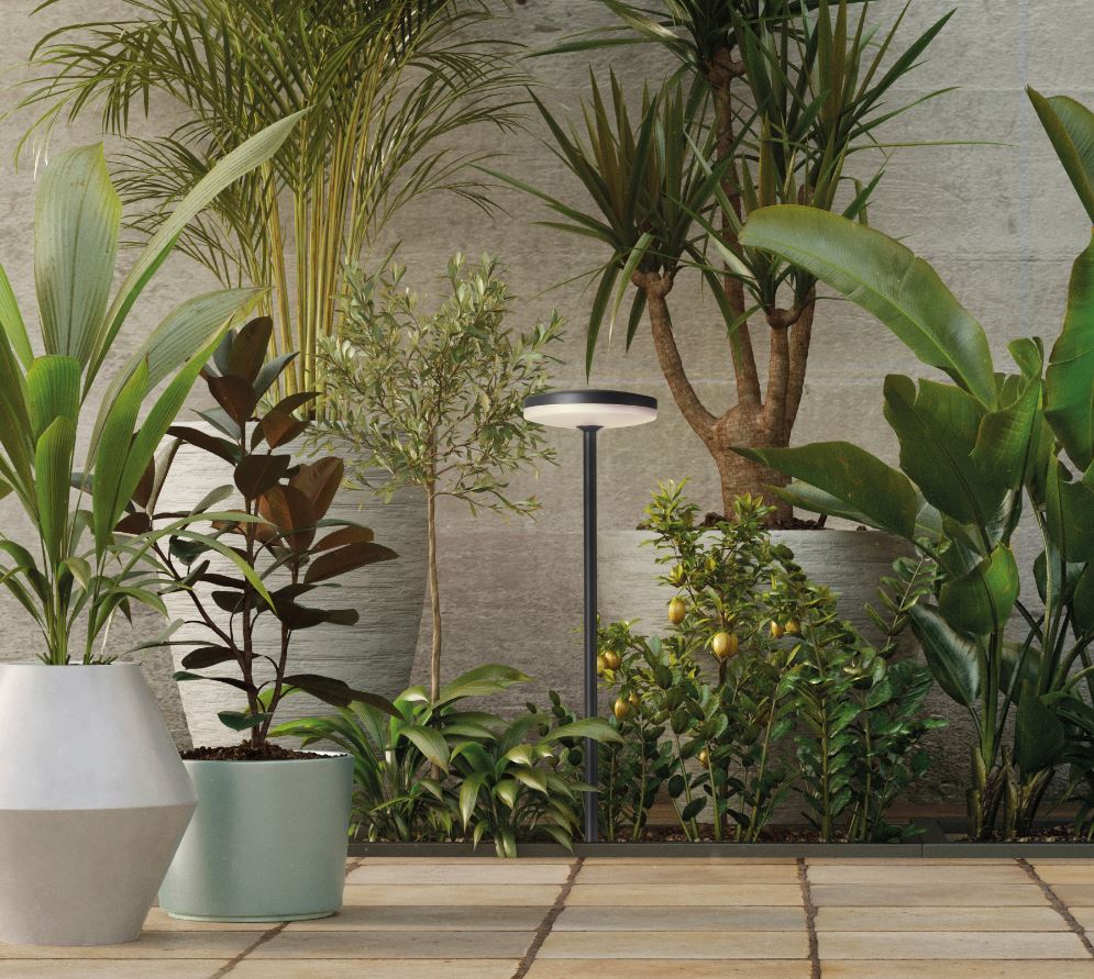 3 Fari Da Esterno Giardino Con Picchetto Antracite Gu10 Cavo 5 Mt Ubangi Gd Trio 1081853