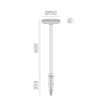 Immagine di Lampione Led da Giardino con Picchetto Shedir Antracite IP65 ACB