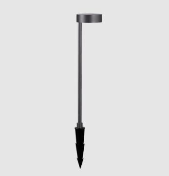 Immagine di Lampioncino Basso Led da Giardino con Picchetto Skat Antracite IP65 ACB 