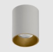 Immagine di Faretto Spot Cilindro Fisso Da Soffitto Bianco Oro Soul ACB