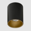 Immagine di Faretto Soul Spot GU10 Cilindro Nero Oro 8 cm ACB