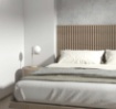 Immagine di Lampada Da Comodino Moderna Colore Sabbia Sfera Vetro Boomerang Top Light
