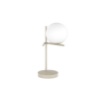 Immagine di Lampada Da Comodino Moderna Colore Sabbia Sfera Vetro Boomerang Top Light