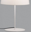 Immagine di Lume Alto da Tavolo Stilo Bianco con Paralume Tessuto H59 cm ACB