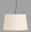 Immagine di Sospensione Moderna Con Paralume In Cotone Bianco 42 cm Stilo ACB