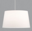 Immagine di Lampadario Stilo Grande Paralume Tessuto Bianco 62 cm ACB
