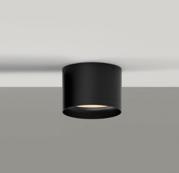 Immagine di Faretto Tondo Nero 10 cm Per Bagno IP44 Tech Led CCT ACB