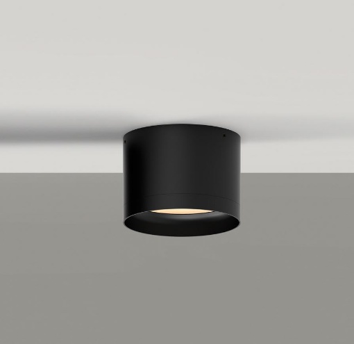 Immagine di Faretto Tondo Nero 10 cm Per Bagno IP44 Tech Led CCT ACB