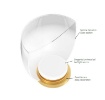 Immagine di Lampadario Rotondo 5 Bocce Vetro Pendenti Led Dimmerabile Drum S5 Tmix Top Light