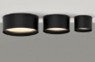 Immagine di Lampada Soffitto Bagno Nero 15cm Tech Led CCT IP44 ACB